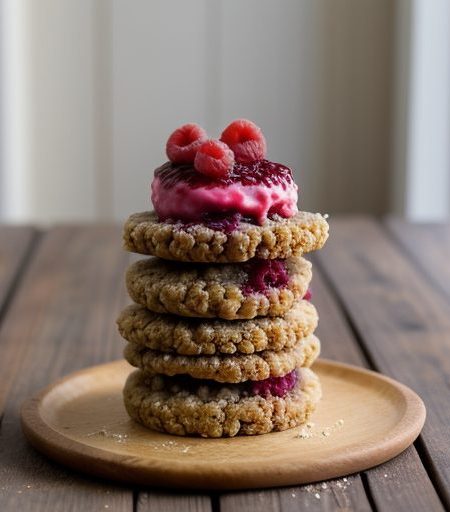 Fresh Raspberry Crisp recipe image
