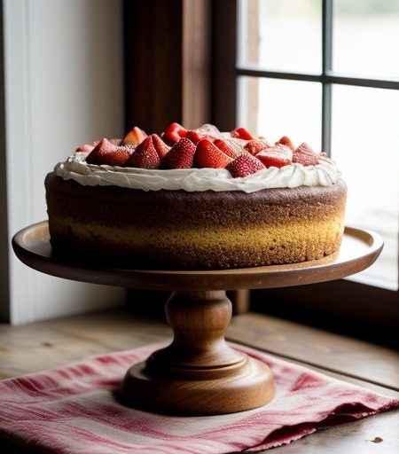 Fresh Strawberry Coffeecake recipe image