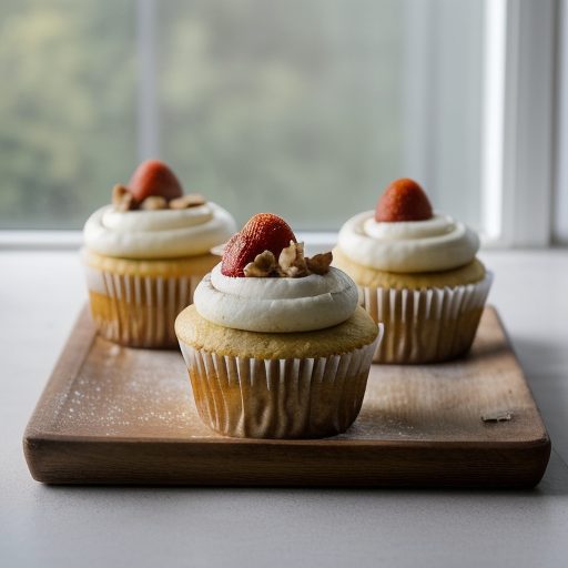 Fresh Strawberry Cupcakes recipe image