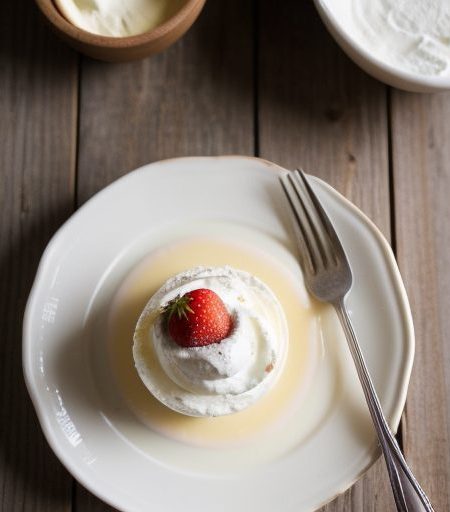 Fresh Strawberry Layer Pudding recipe image
