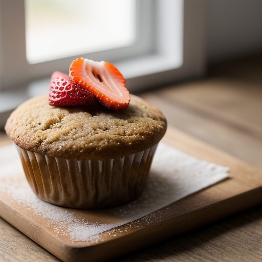 Fresh Strawberry Muffins recipe image