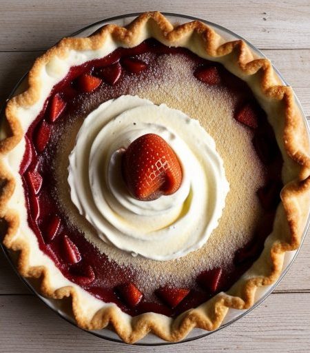 Fresh Strawberry Pie Glace recipe image