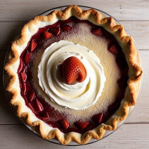 Fresh Strawberry Pie Glace recipe image