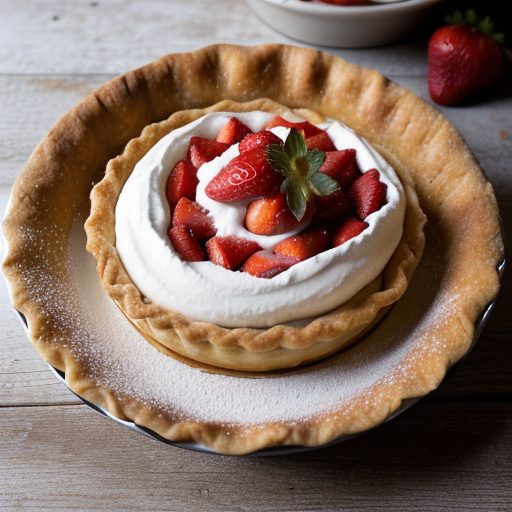 Fresh Strawberry Pie Glace recipe image