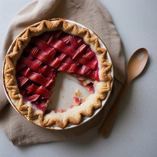 Fresh Strawberry-Rhubarb Pie recipe image