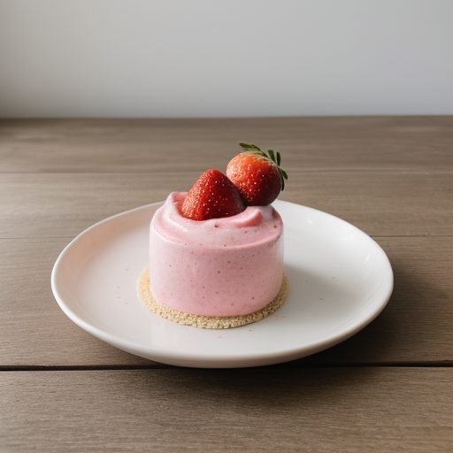 Fresh Strawberry Sherbet recipe image