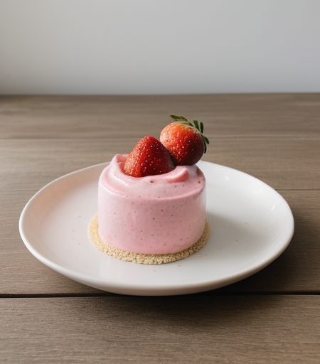 Fresh Strawberry Sherbet recipe image