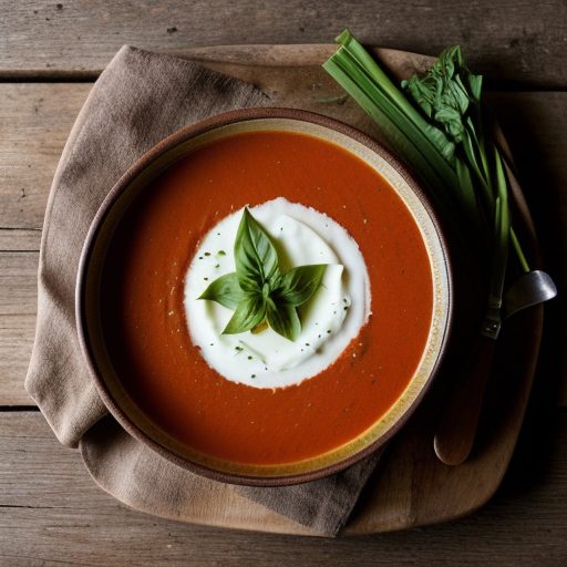 Fresh Tomato-Basil Soup recipe image