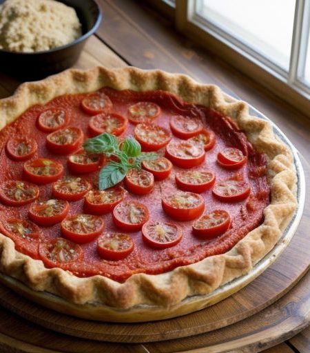 Fresh Tomato Pie recipe image