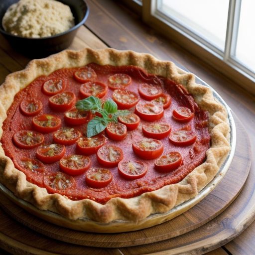 Fresh Tomato Pie recipe image