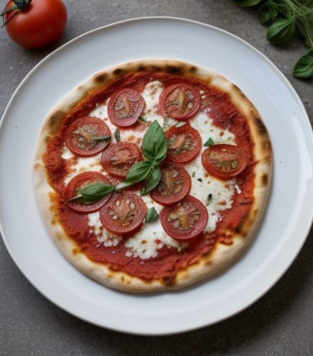 Fresh Tomato Pizza recipe image