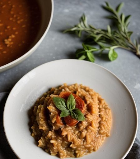 Fresh Tomato Risotto recipe image