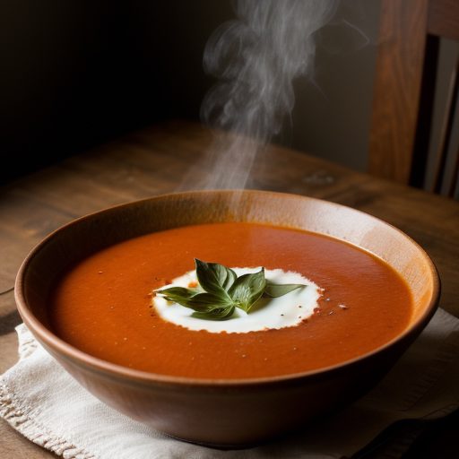 Fresh Tomato Soup Ala Terri recipe image