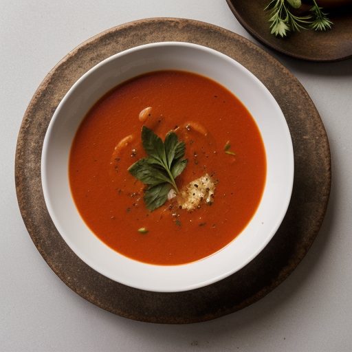 Fresh Tomato-Vegetable Soup recipe image