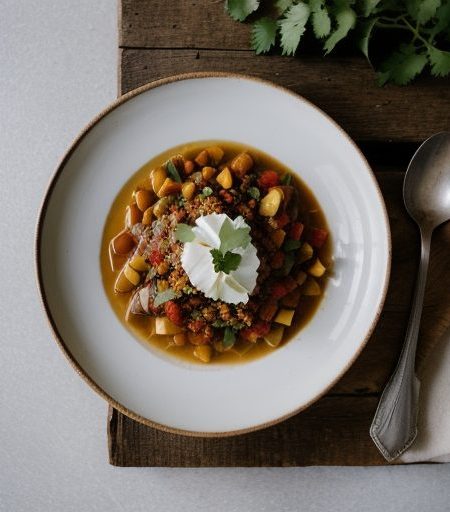 Fresh Tomato White Chili recipe image