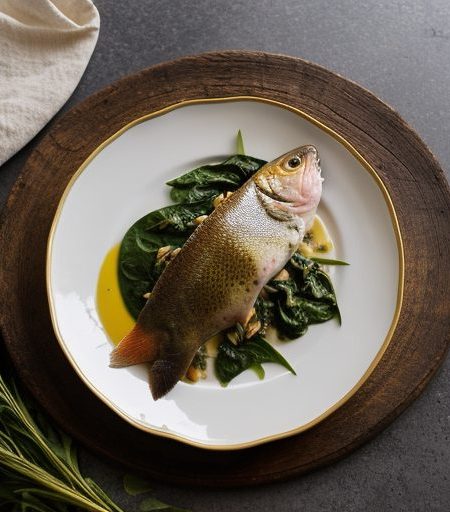Fresh Trout Florentine recipe image