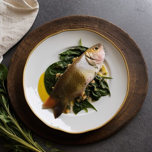 Fresh Trout Florentine recipe image