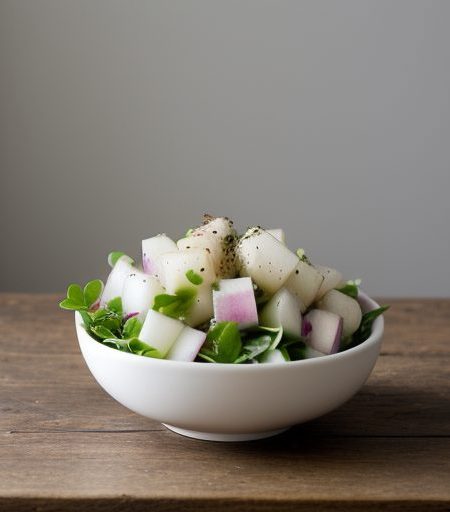 Fresh Turnip Salad recipe image
