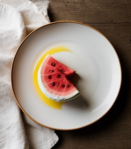 Fresh Watermelon With Cool Citrus Mascarpone recipe image