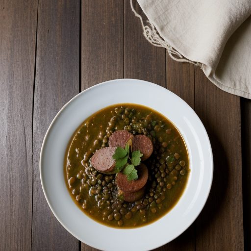Fresno Smoked Sausage and Lentil Gumbo recipe image
