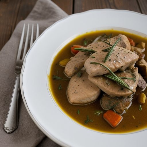 Fricassee of Chicken With Tarragon recipe image