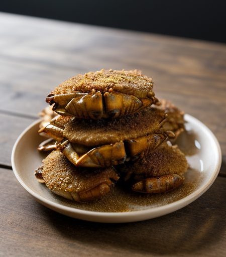 Fried Barbeque Crabs recipe image