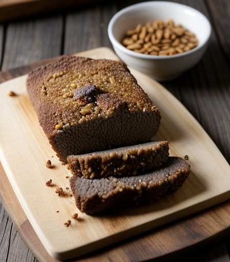 Fried Beef Bread recipe image