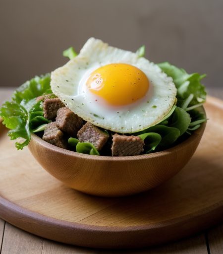 Fried Beef Salad recipe image