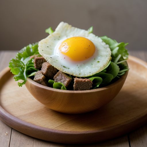 Fried Beef Salad recipe image