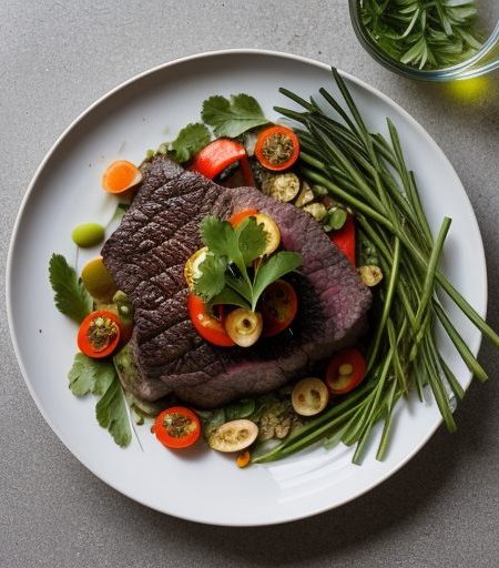 Fried Beef Salad recipe image