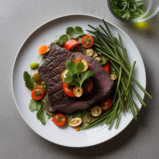 Fried Beef Salad recipe image