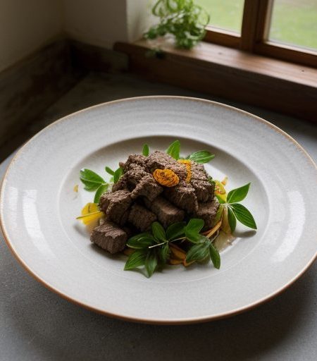 Fried Beef Salad recipe image