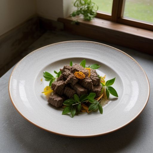 Fried Beef Salad recipe image