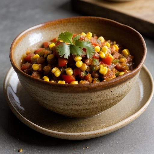 Fried Beef Salsa recipe image