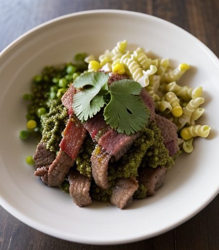 Fried Beef Salsa recipe image