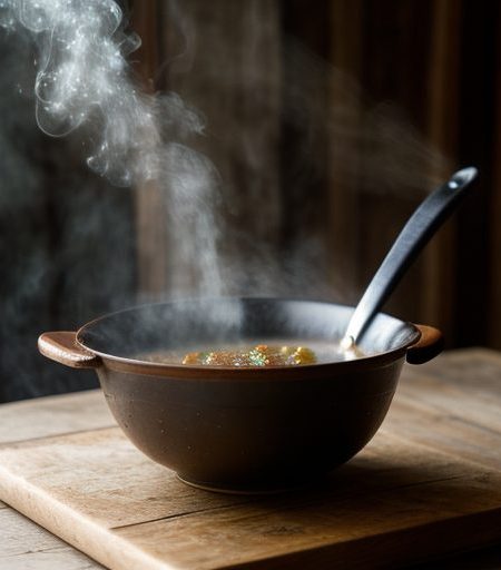 Fried Beef Soup recipe image