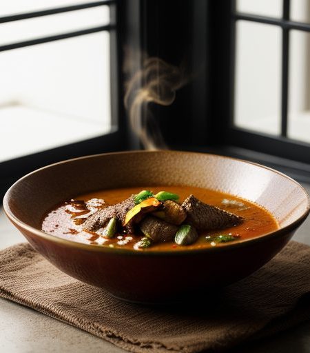 Fried Beef Soup recipe image