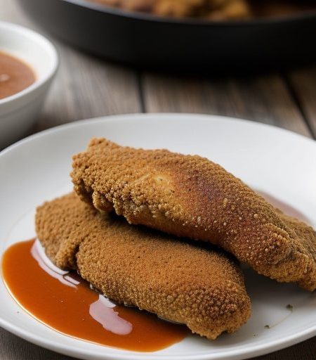 Fried Chicken Cake recipe image