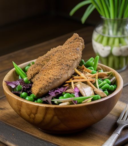 Fried Chicken Salad recipe image
