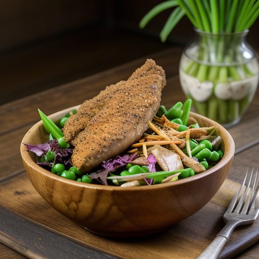 Fried Chicken Salad recipe image