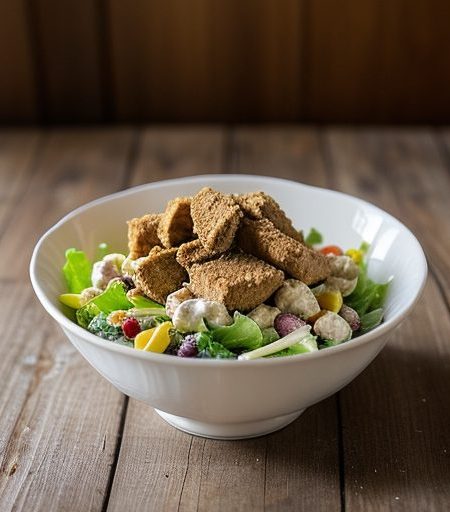 Fried Chicken Salad recipe image