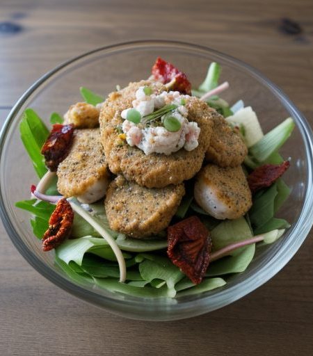 Fried Chicken Salad recipe image