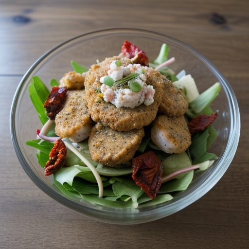 Fried Chicken Salad recipe image