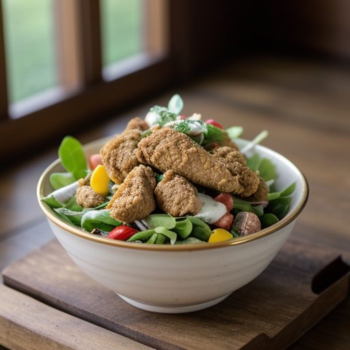 Fried Chicken Salad recipe image