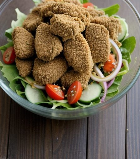 Fried Chicken Salad recipe image