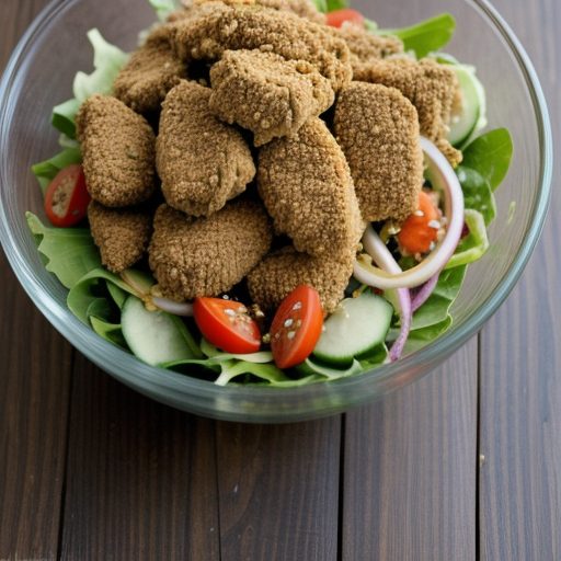Fried Chicken Salad recipe image