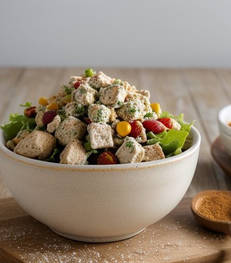 Fried Chicken Salad recipe image