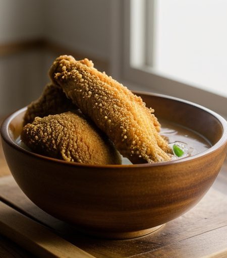 Fried Chicken Soup recipe image