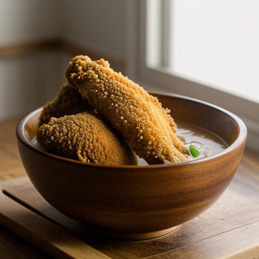Fried Chicken Soup recipe image