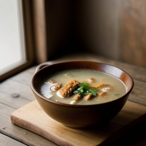 Fried Chicken Soup recipe image